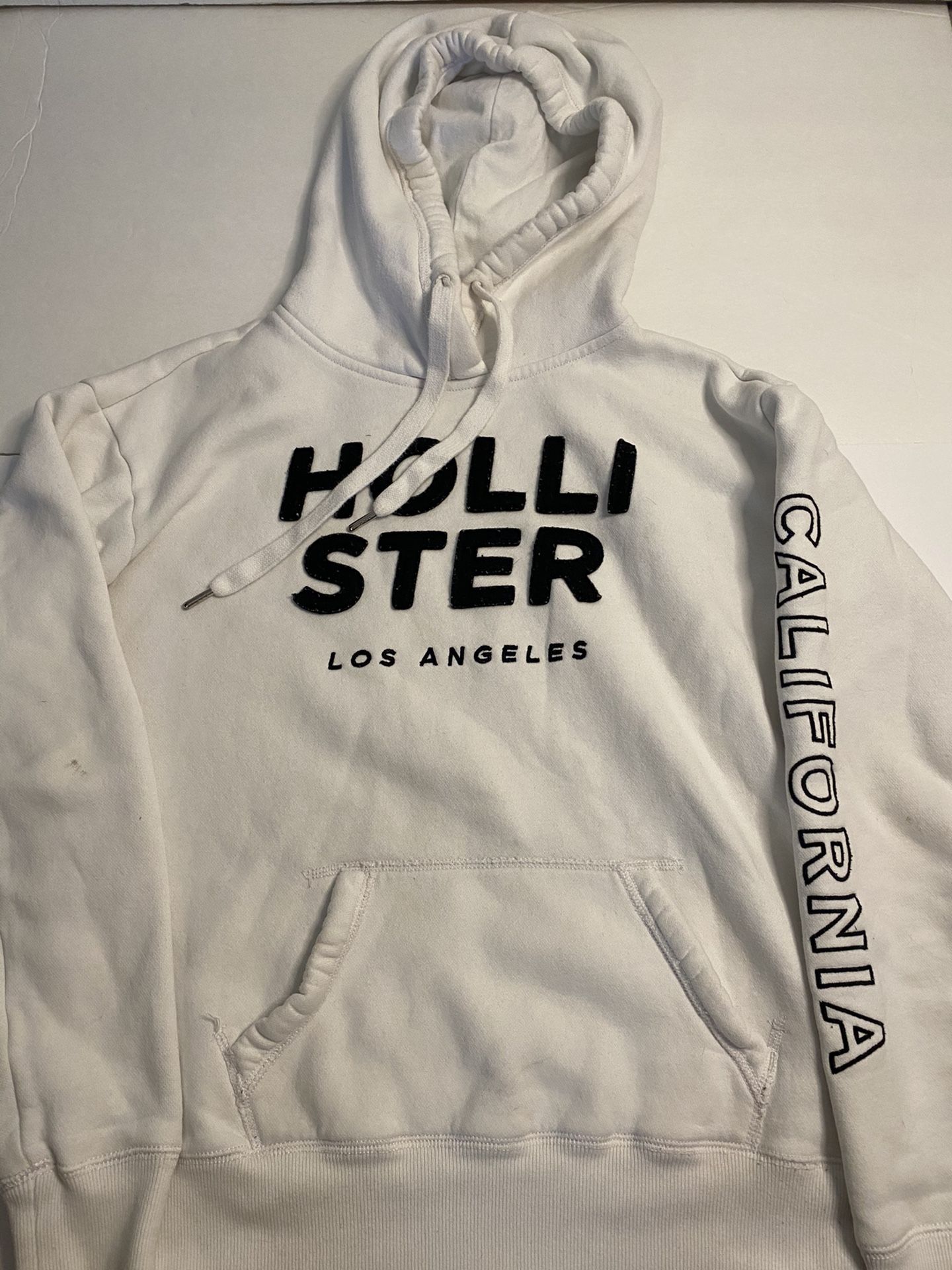 White Hollister Hoodie 