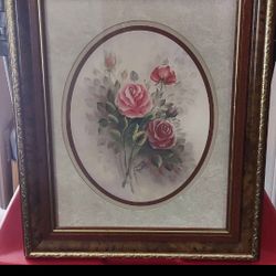 "Pink Rose Bouquet" Home Interior Picture