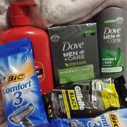Men's shower and bath bundle