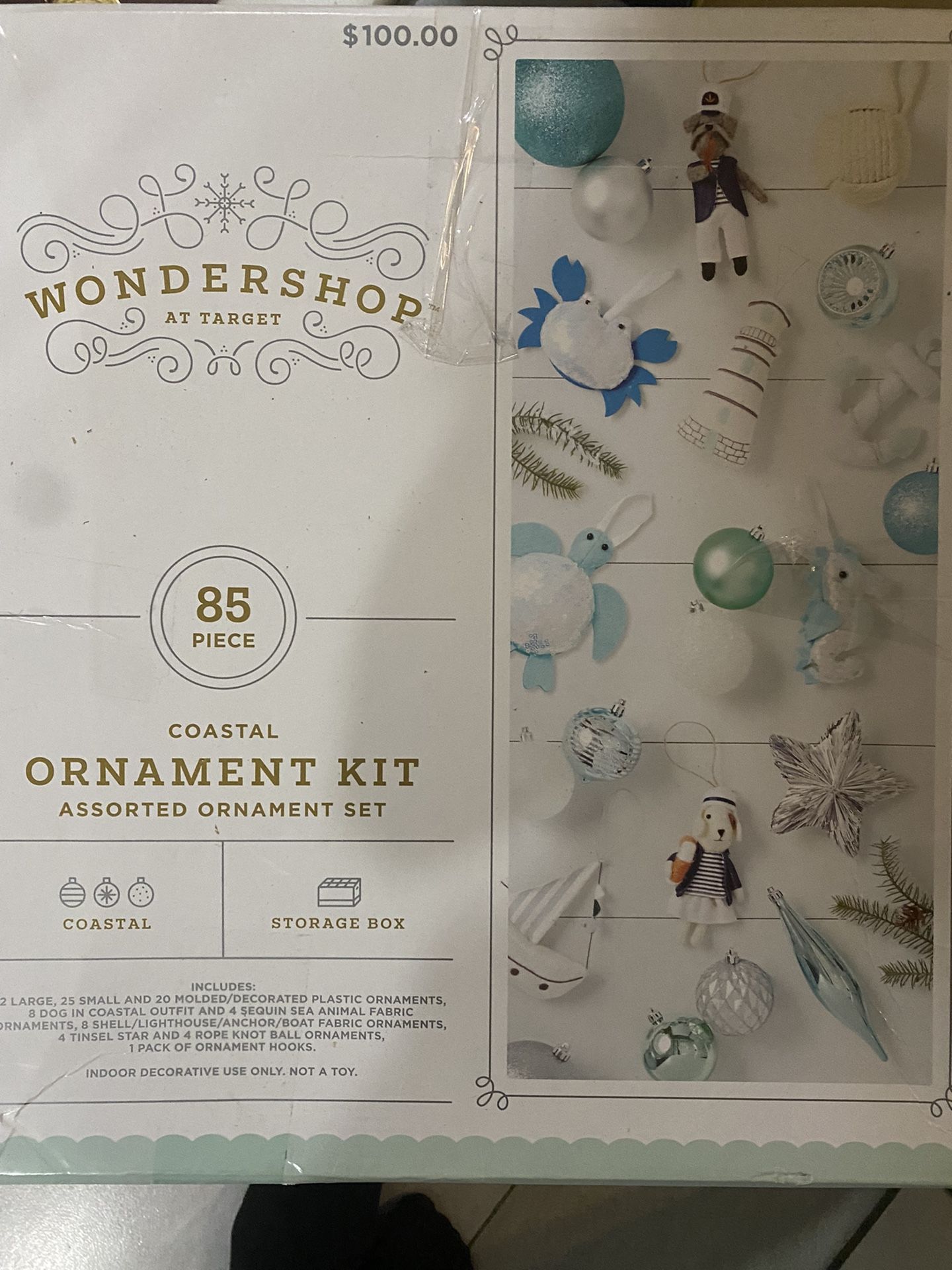 FREE ! Coastal Christmas Ornament Set From Target