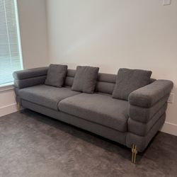 85 inch Grey Sofa Couch