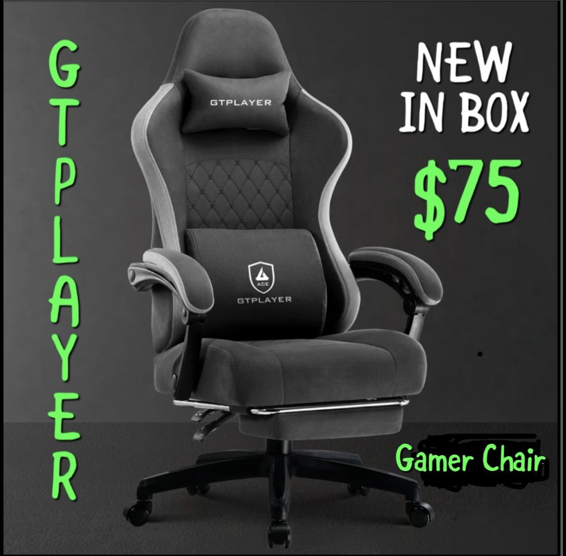 GTPLAYER GAME CHAIR NEW