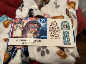 New Toddler Robe/pajama Set 