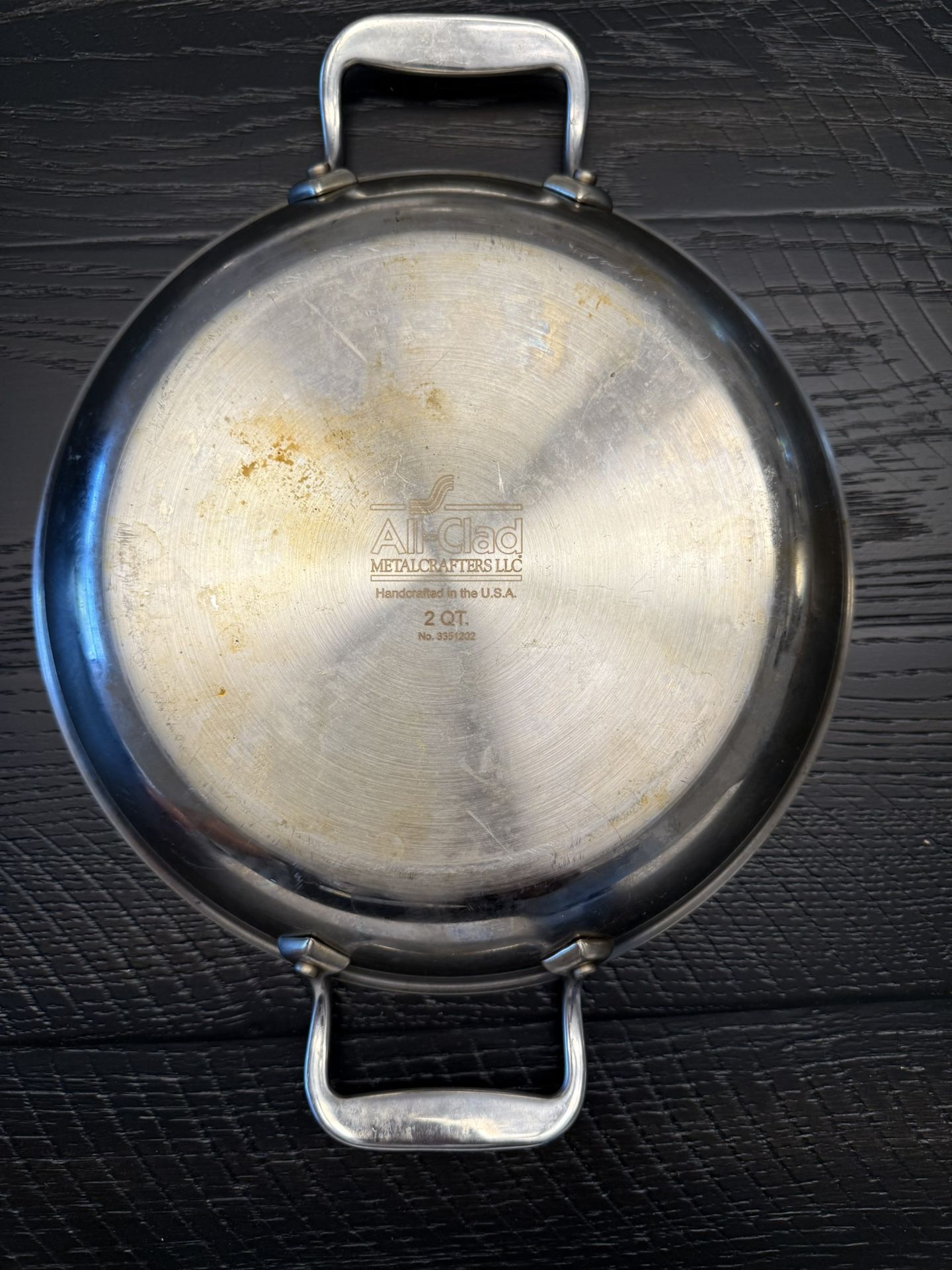 2 Quart All Clad Pan With Lid