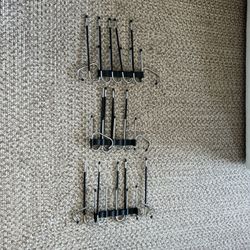 3 Stainless Steel Pants Hangers