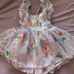 Purple Butterfly Dress
