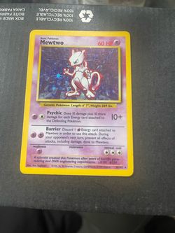 PSA 4 1999 Pokemon Game 10 Mewtwo-Holo Base Set Vintage New Cert