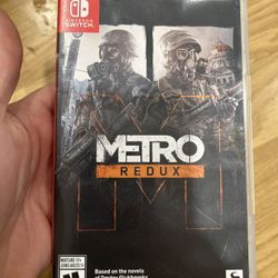 Metro Redux Nintendo Switch Game 