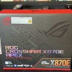 Asus ROG Crosshair X870E Apex Motherboard (Brand New)