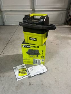 RYOBI ONE+ 18V Cordless 1 Gal. Wet/Dry Vacuum (Battery Not Included)