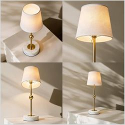 17.5" Cordless Table Lamp – Battery Operated Lamp & Rechargeable Lamp & Dimmable with Detachable Magnetic Bulb