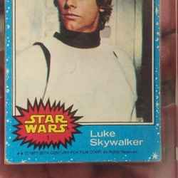 Star Wars Luke Rookie Card Topps