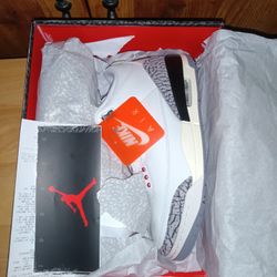Jordan 3 White Cement 