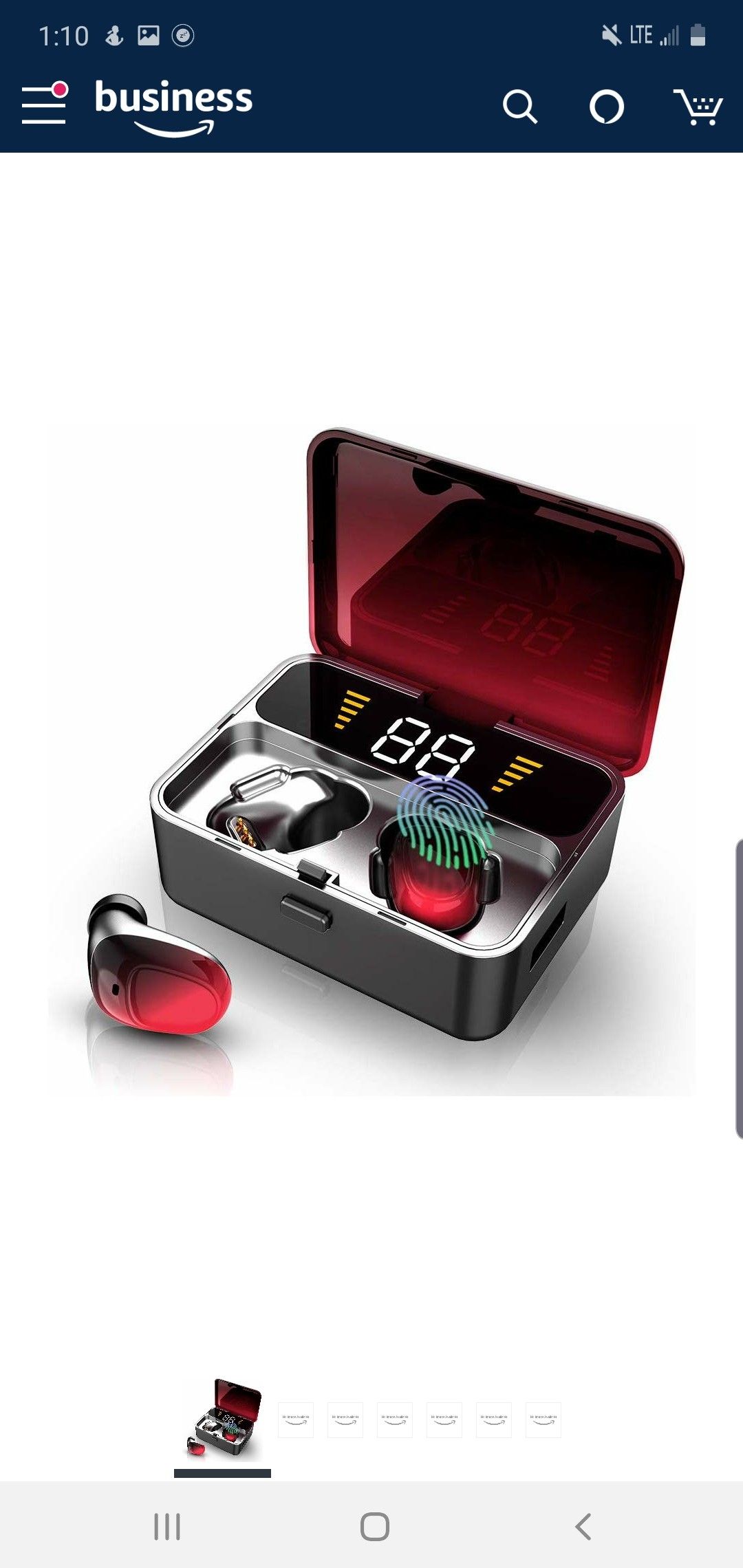 Bluetooth Earbuds with 2000mAh Charging Case NEW IN BOX 1/2 PRICE