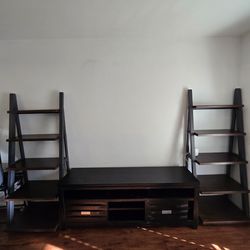 Tv Console and Book shelfs