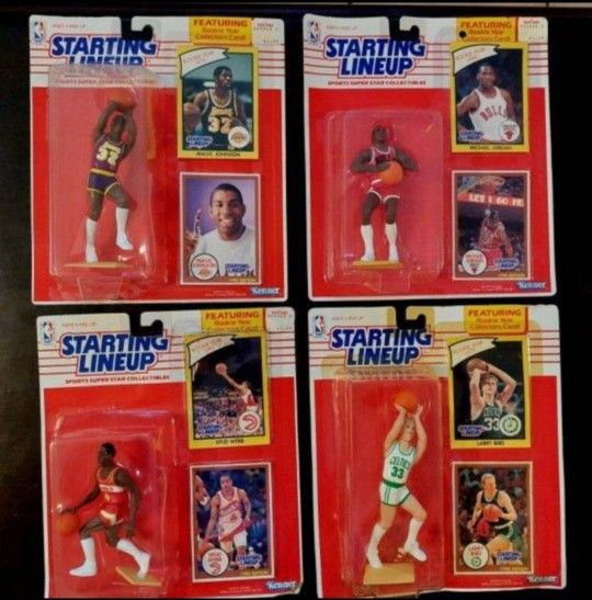 Vintage Starting Lineup Air Jordan Action Figures