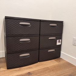 Sterilite Weave Plastic drawers - Set Of 2 