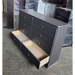 Eight drawers dresser with rails / 8 drawers dresser with rails