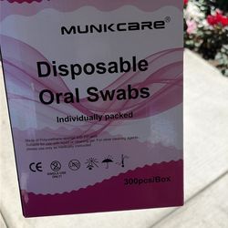 Disposable oral swabs free