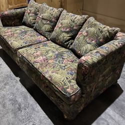 Vintage Floral Sofa