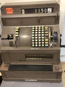 Antique cash register