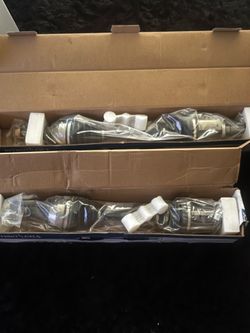 4pc Front CV Axles Wheel Hub and Bearings Kit