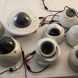 9 Security Cameras CAMERAS ONLY 