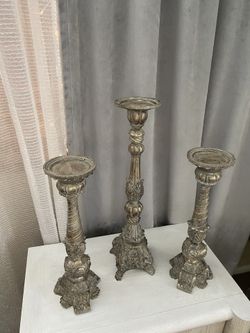 Candleholders.