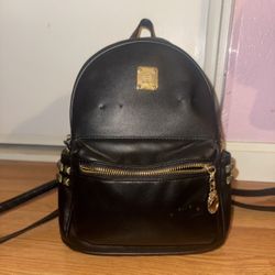 Black Mini Backpack