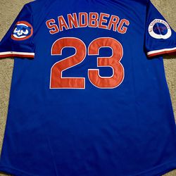 Chicago Cubs ‘Ryne Sandberg #23’ Throwback Baseball Jersey