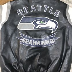 Seattle Seahawks Leather Jersey 