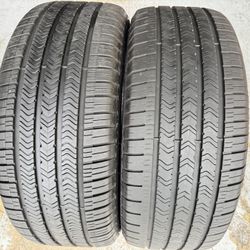Two Tires 255/45/20 Goodyear Eagle Sport Runflats Like New With 80-90% Left Good Deal Cheap Pair • 