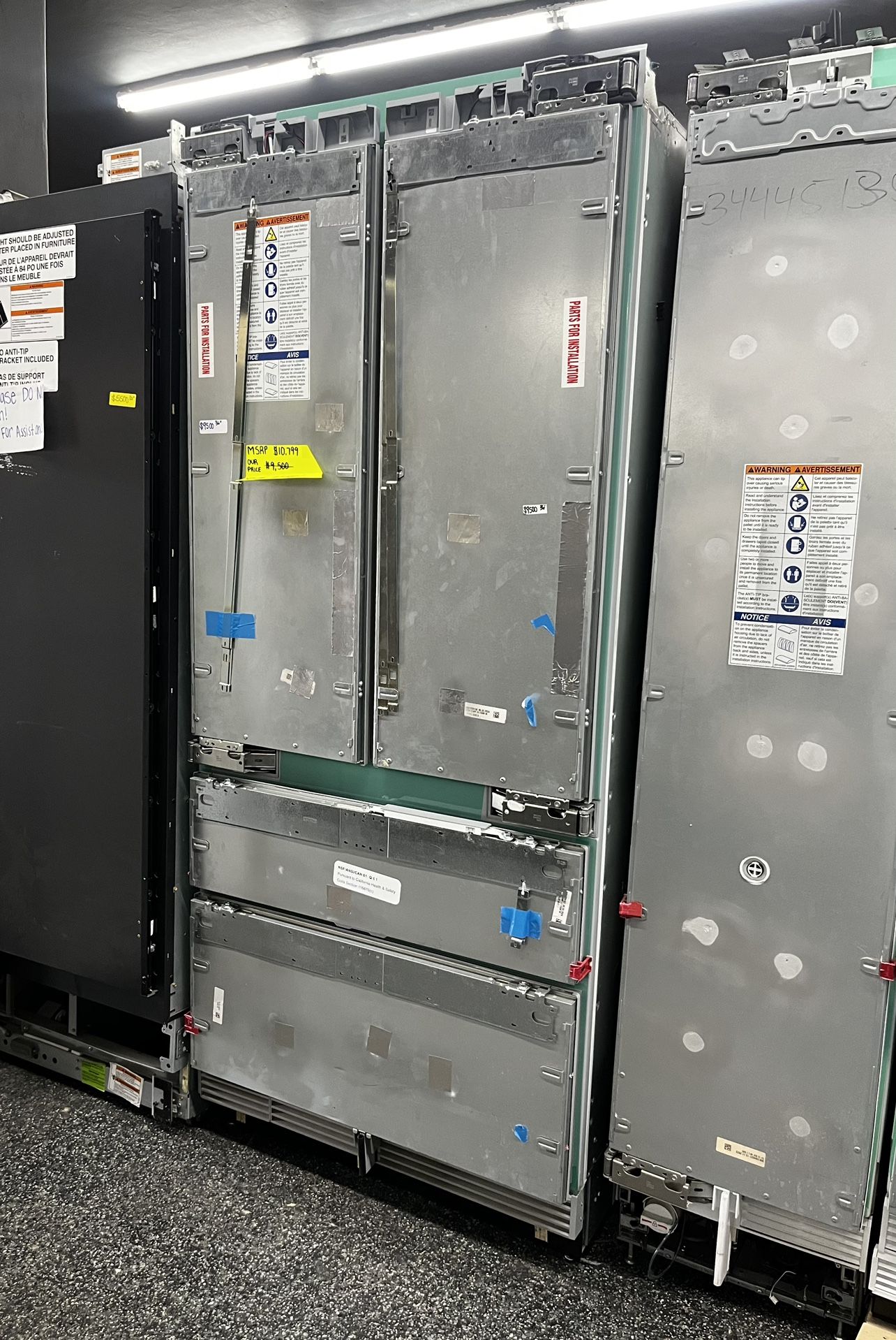 Panel Ready Thermador Built In 4 Door Refrigerator New