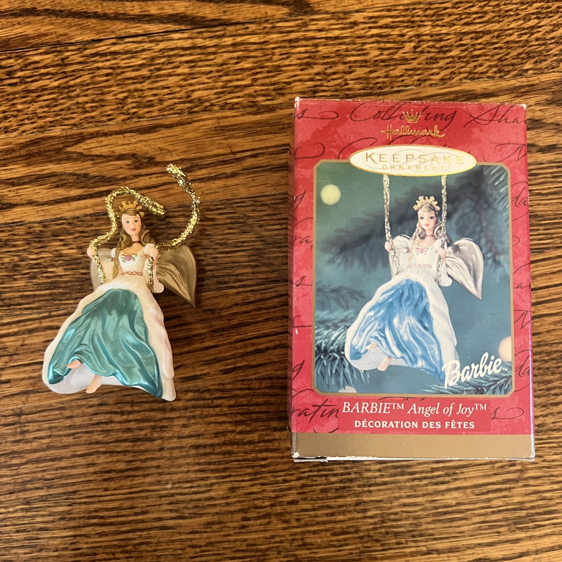 Hallmark Keepsake Ornament Holiday Barbie Angel of Joy 2000 in box