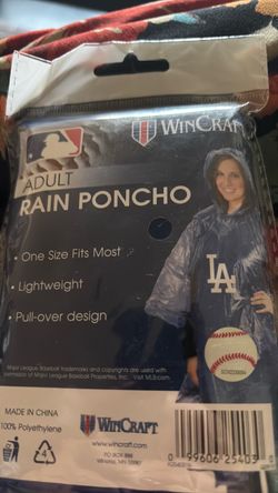Brand New LA Dodgers Adult Rain Poncho by WinCraft