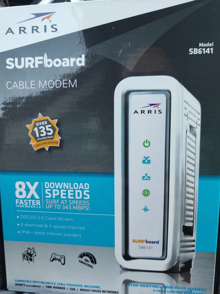 Arris Cable Surf Board Modem