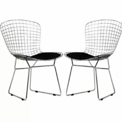 Set Of 4 Chrome Stainless Steel Chairs - Price Reduced 