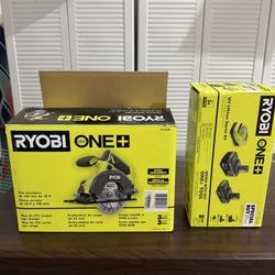 Ryobi 18V Cordless Circular Saw Tool with 2 battery pack