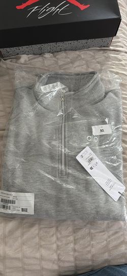 Gray Alo Quarterzip