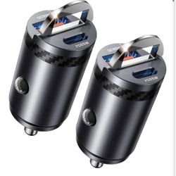 2-Pack 125W Fast Car Charger