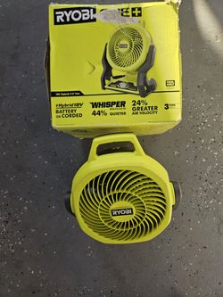 ryobi 18v hybrid fan 