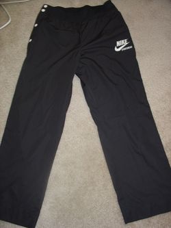 Nike Sportswear ACTIVE Archive Side Snap TRACK Pants Women’s Size MEDIUM