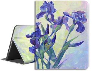 Blue Iris Floral iPad Mini Case – 4th/5th Generation – New