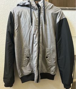 Mens Hooded Bomber Jacket