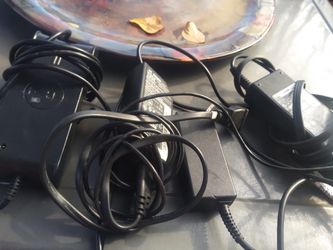 Laptop printer and video game cords.