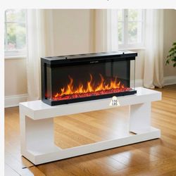 Fireplace tv stand