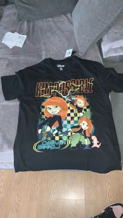Disney Kim Possible Graphic Tee mens t shirt size large new with tags color black