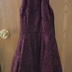 Purple Lace Dress Size 1