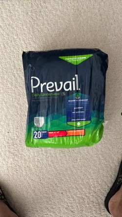 Prevail Incontinence Daily Underwear - Medium Size, Bag of 20 