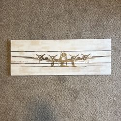 B-17 Wood Wall Art